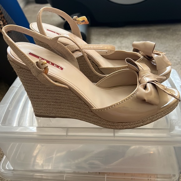 Prada wedge sandals - Picture 2 of 6